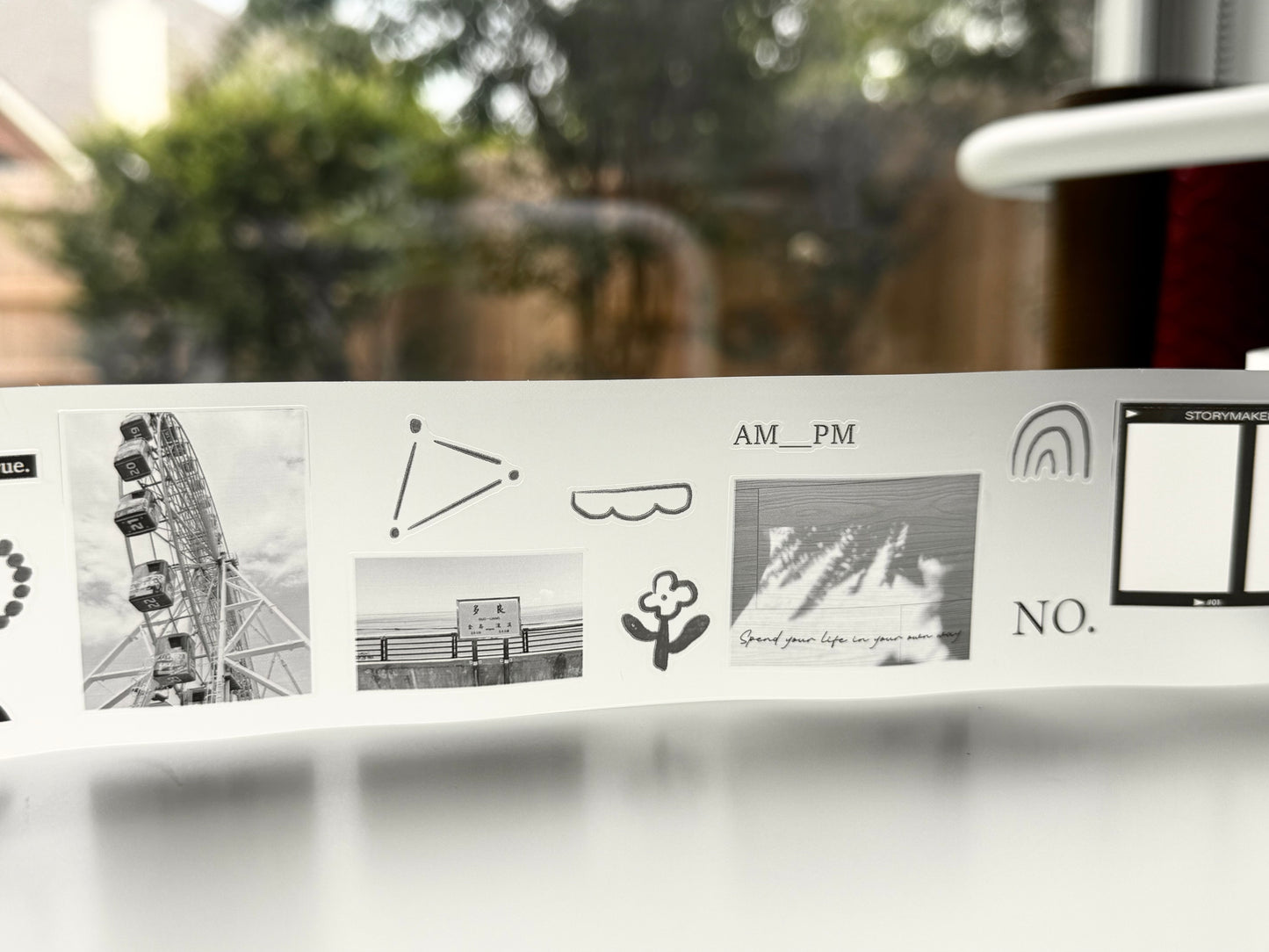 NEW! Hairmo - Wander in the Scenery | Kiss-cut | 5cm PET Tape | Release Paper | 5M