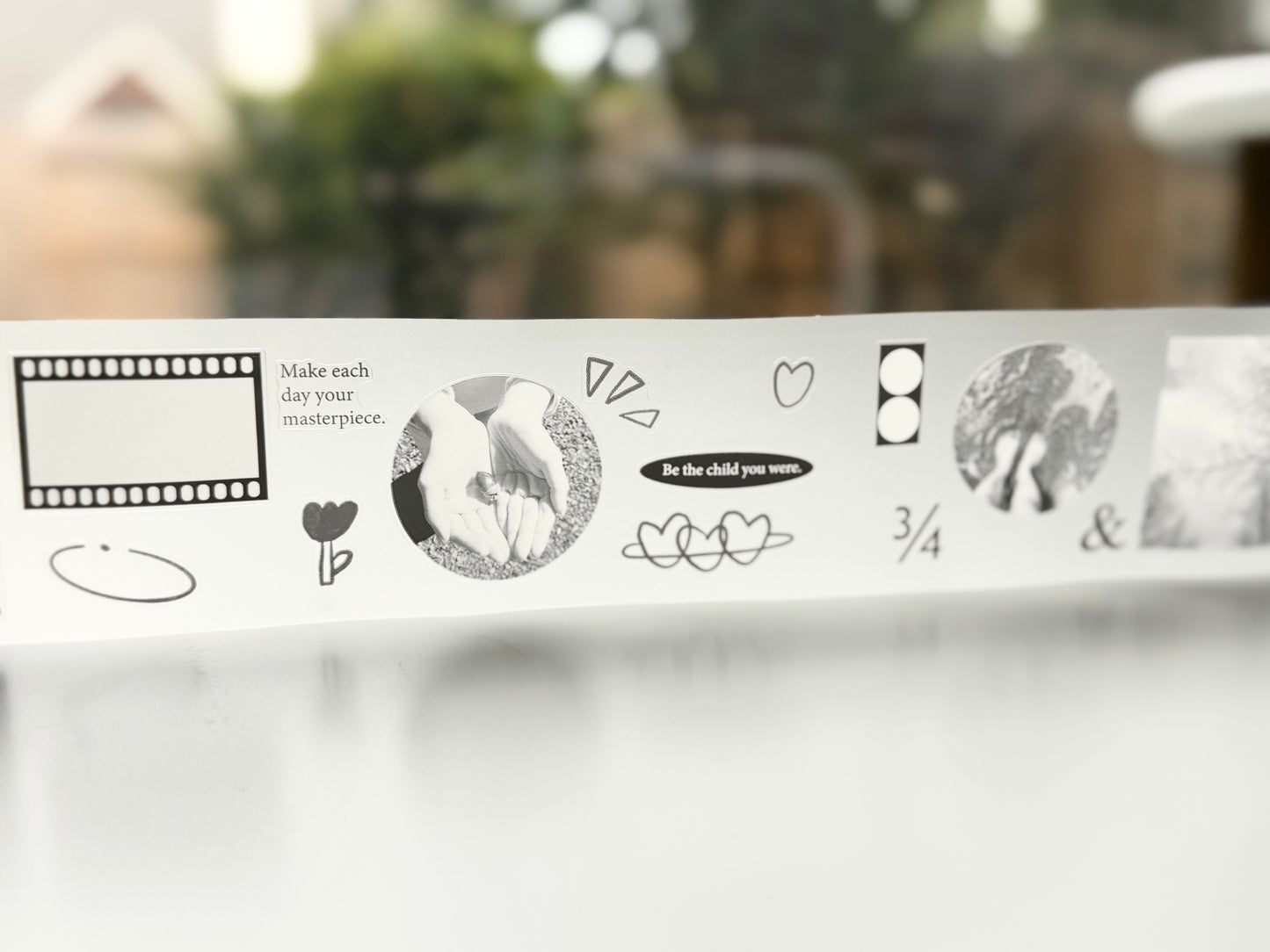 NEW! Hairmo - Wander in the Scenery | Kiss-cut | 5cm PET Tape | Release Paper | 5M