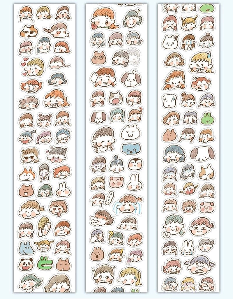 NEW! Molinta - My Mood | Kiss-cut | 4.7cm Washi Tape | Release Paper | 5M