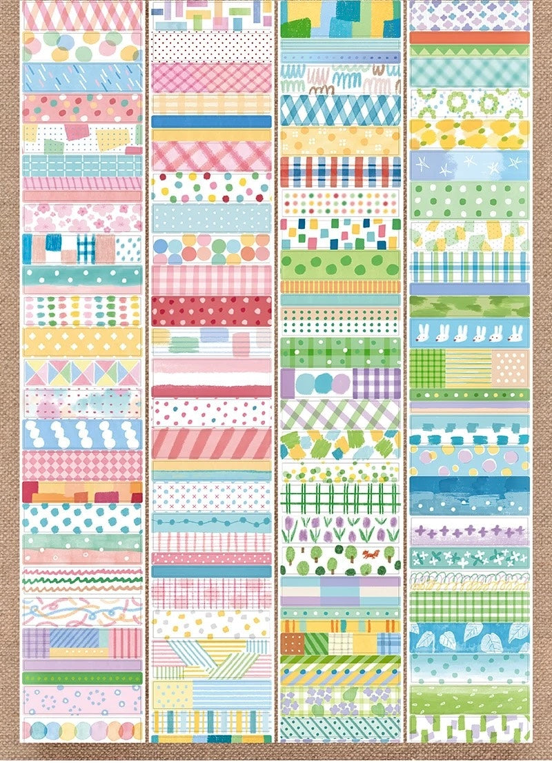 NEW! Molinta - Vibrant Pattern | Die-cut | 7cm Washi Tape | Release Paper | 5M