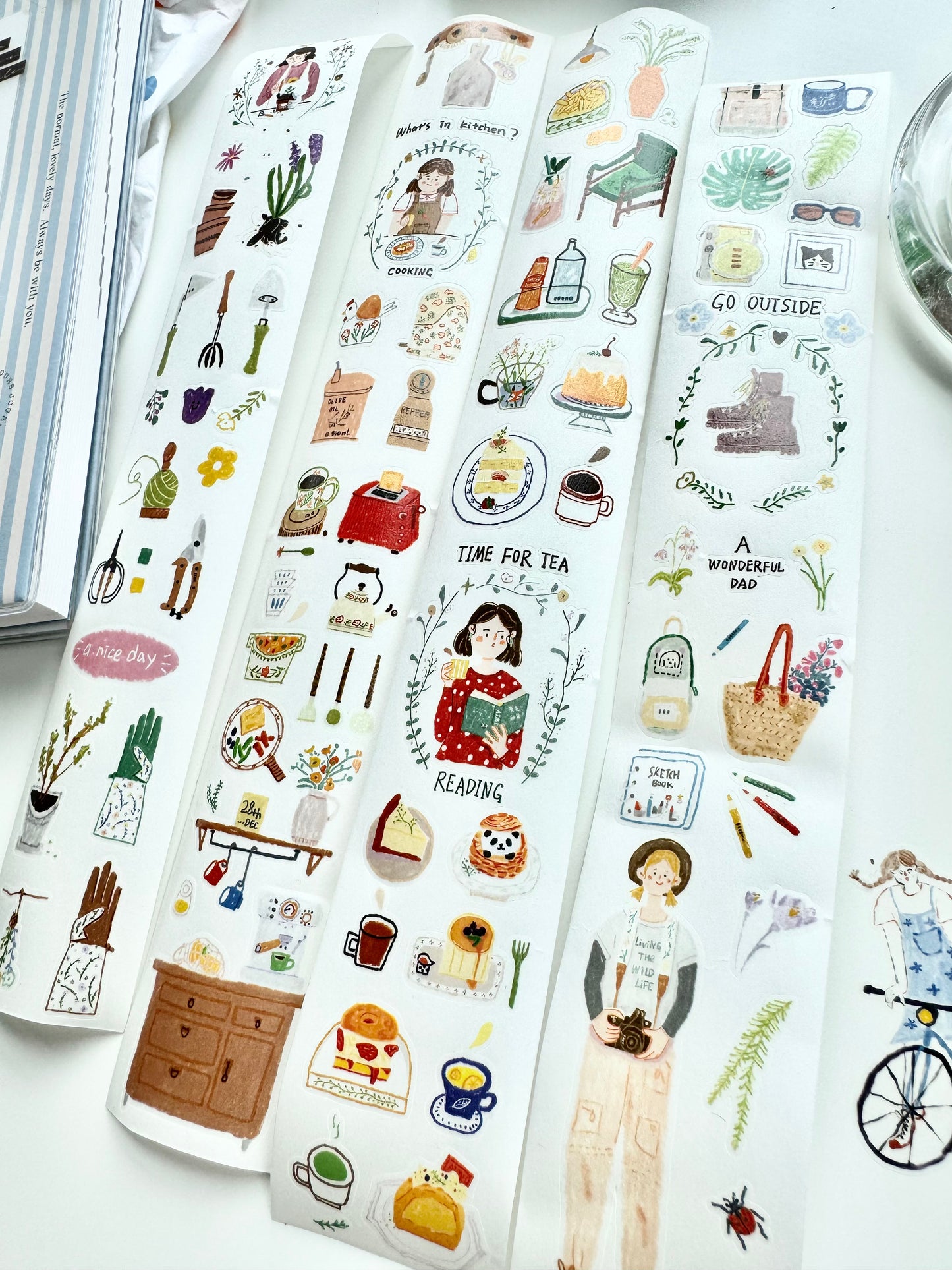NEW! Two Raccoons - Collecting Everyday Moments | Kiss-cut | 4cm Washi Tape | Release Paper | 5M