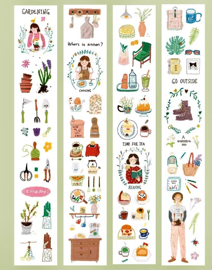 NEW! Two Raccoons - Collecting Everyday Moments | Kiss-cut | 4cm Washi Tape | Release Paper | 5M