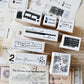 NEW! Two Raccoons - Captured Memories | Wooden Box | 8pcs Rubber Stamp Set