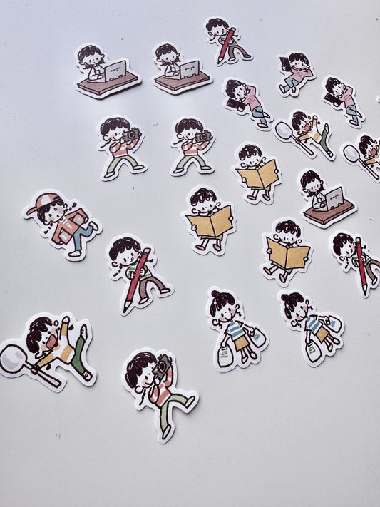 NEW! Molinta - Zzoton Daily | 24pcs Sticker Pack | Stickers