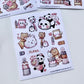 NEW! EverEin - Techo | 3 Sheets | Washi Paper | Kiss-cut | Sticker