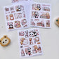 NEW! EverEin - Techo | 3 Sheets | Washi Paper | Kiss-cut | Sticker