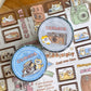 NEW VERSION! 3 Little Cats - Vintage Camera Film | Kiss-cut | 5cm PET Tape |  Release Paper | 5M