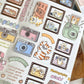 NEW VERSION! 3 Little Cats - Vintage Camera Film | Kiss-cut | 5cm PET Tape |  Release Paper | 5M