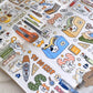 NEW VERSION! 3 Little Cats - Kitty Stationery Cutter Tape | Kiss-cut | 5cm PET Tape |  Release Paper | 5M