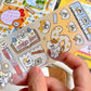 NEW VERSION! 3 Little Cats - Kitty Stationery Cutter Tape | Kiss-cut | 5cm PET Tape |  Release Paper | 5M