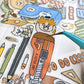 NEW VERSION! 3 Little Cats - Kitty Stationery Cutter Tape | Kiss-cut | 5cm PET Tape |  Release Paper | 5M