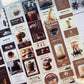 Say Studio - Brown | 5cm Kiss-cut Synthetic Paper Tape | Release Paper | 4M