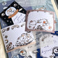 3 Little Cats - Space Adventure  | 4cm Sticker Memo Roll | Release Paper | 5M
