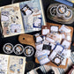 3 Little Cats - Space Adventure  | 4cm Sticker Memo Roll | Release Paper | 5M