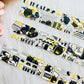 Say Studio - KKCAT | 4cm Kiss-cut | Glitter Synthetic Paper Tape | Release Paper | 5.32M