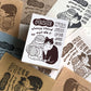 NEW! Yabee Zoo - Meow! Hooray! | 5pcs Rubber Stamp Set