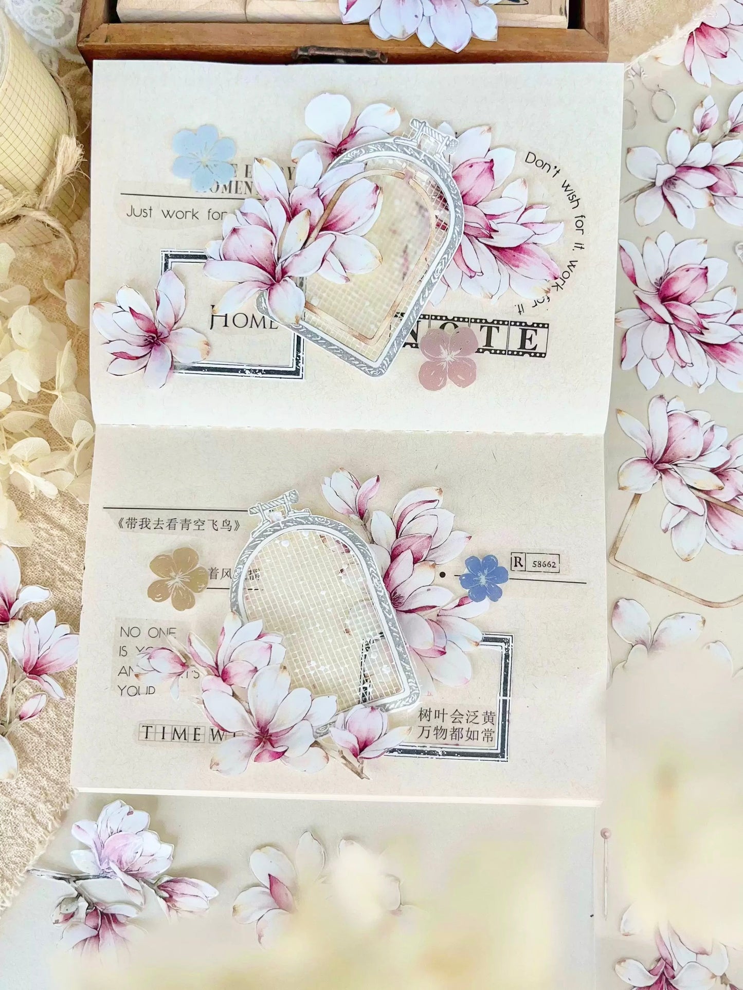 NEW! Yier Studio - Magnolia | 5.5cm PET Tape | Release Paper | 6M