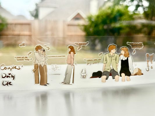NEW VERSION!! Wendy Studio - Be Together | Kiss-cut | 6cm PET Tape |  Release Paper |5M