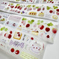 NEW! Wild Berry -  Strawberry Cake | Kiss-cut | 4.5cm glitter PET Tape | Release Paper | 5.4M