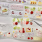 NEW! Wild Berry -  Strawberry Cake | Kiss-cut | 4.5cm glitter PET Tape | Release Paper | 5.4M