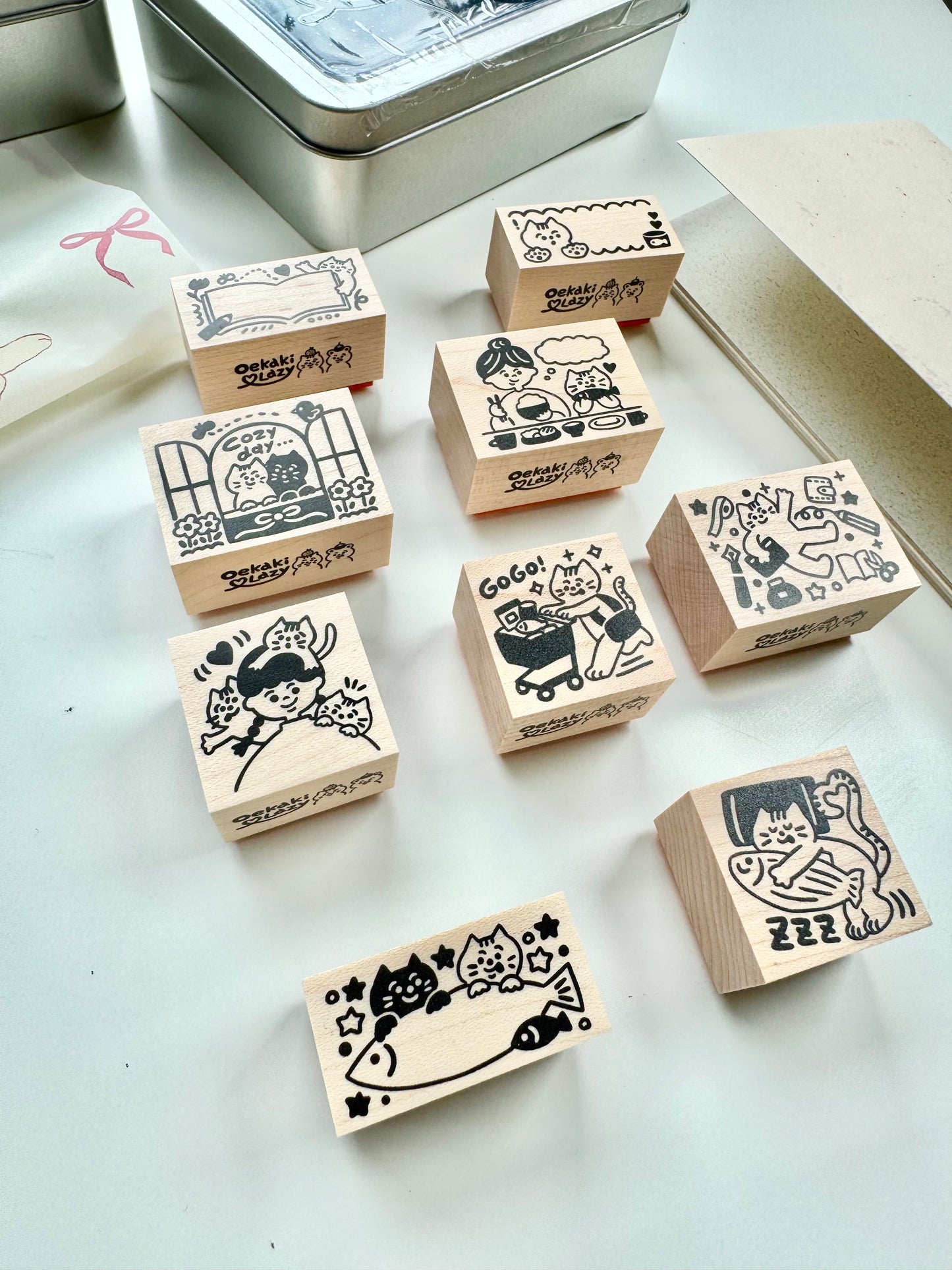NEW! Limited Edition! Lazy X oekaki_myy - | Rubber Stamps