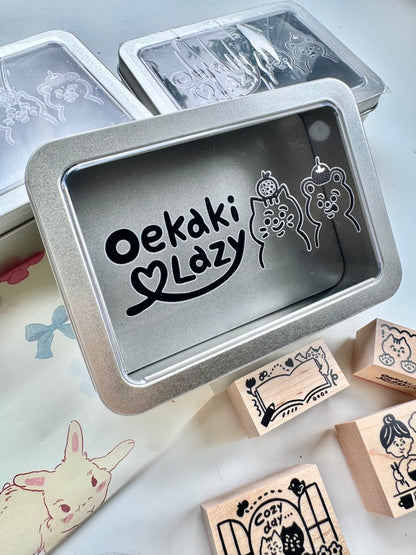 NEW! Limited Edition! Lazy X oekaki_myy - | Rubber Stamps