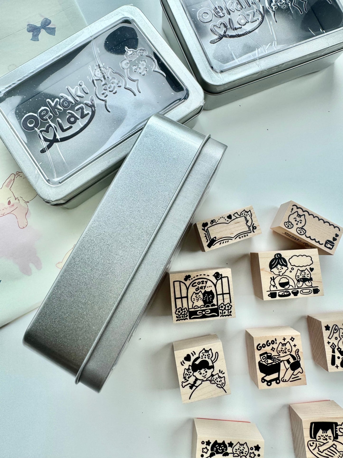 NEW! Limited Edition! Lazy X oekaki_myy - | Rubber Stamps