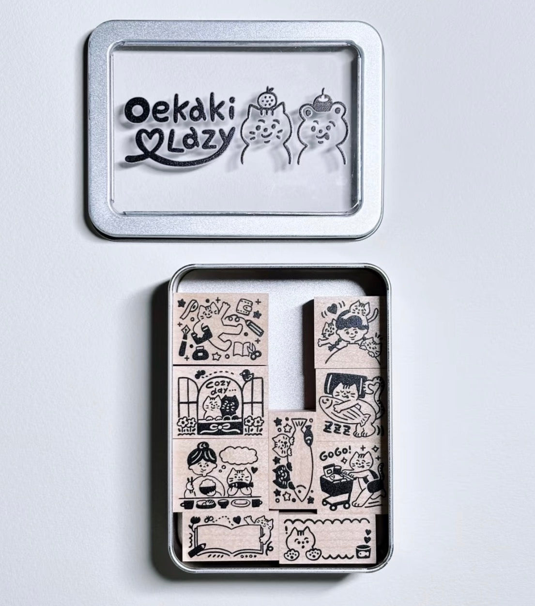 NEW! Limited Edition! Lazy X oekaki_myy - | Rubber Stamps