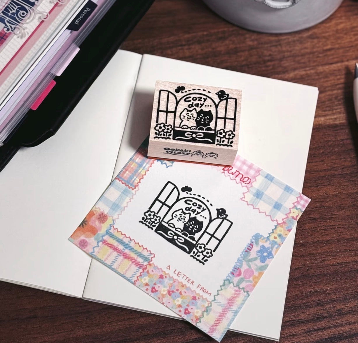 NEW! Limited Edition! Lazy X oekaki_myy - | Rubber Stamps