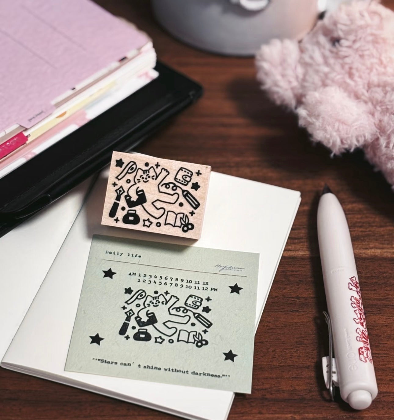NEW! Limited Edition! Lazy X oekaki_myy - | Rubber Stamps