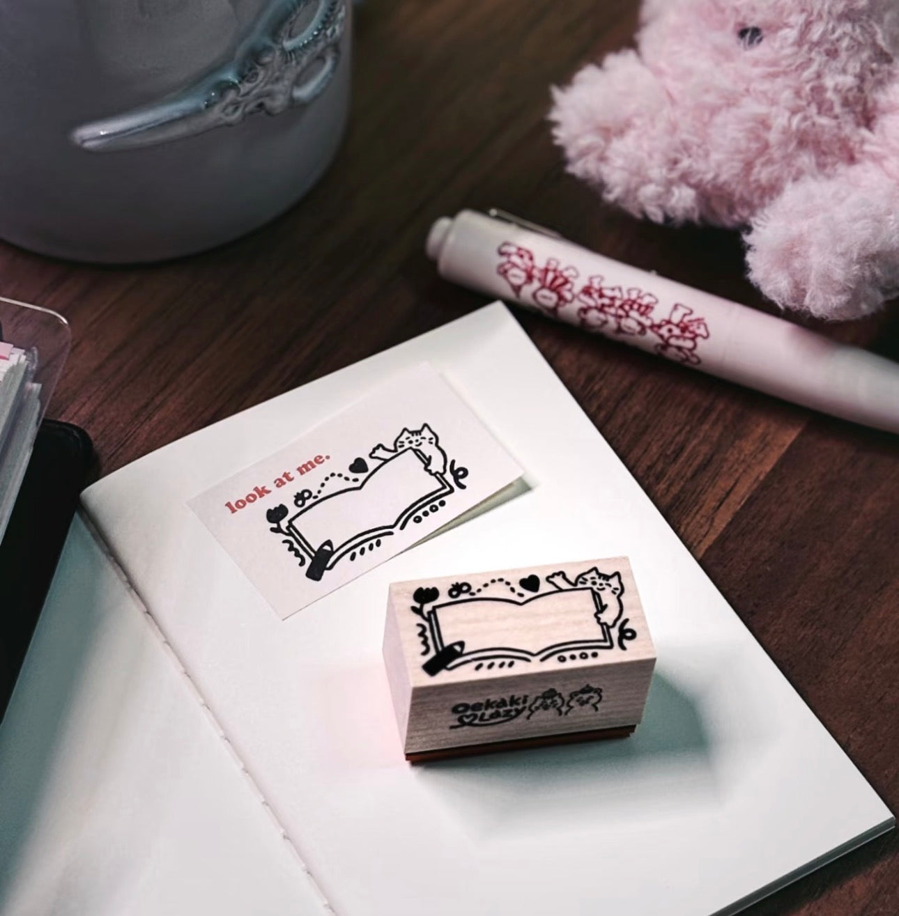 NEW! Limited Edition! Lazy X oekaki_myy - | Rubber Stamps