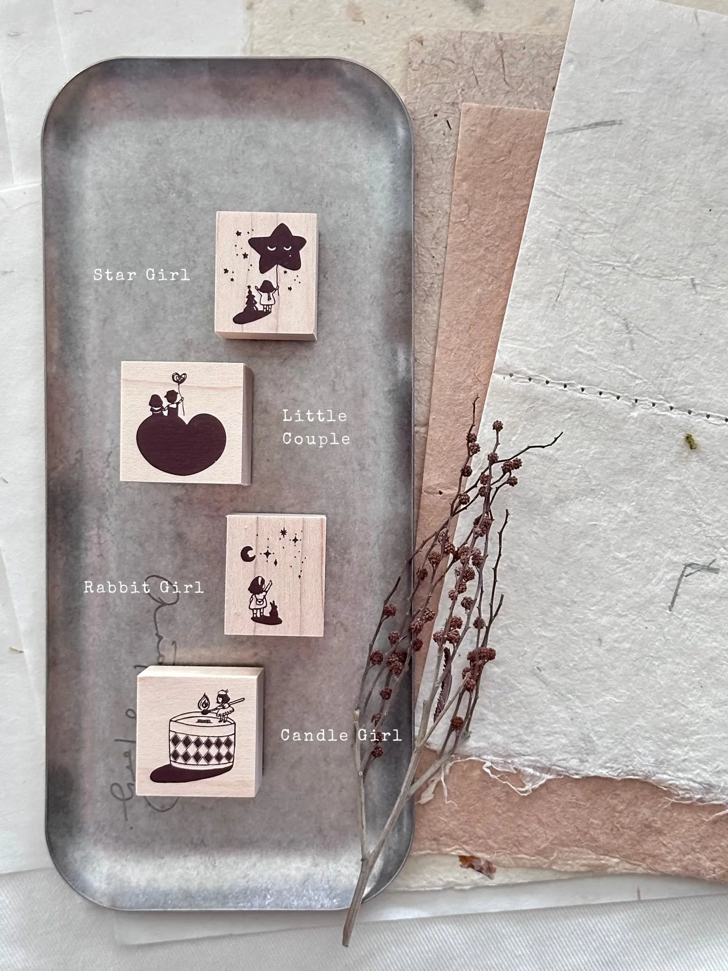 NEW! Nove Production - Little Ordinary People | Rubber Stamps