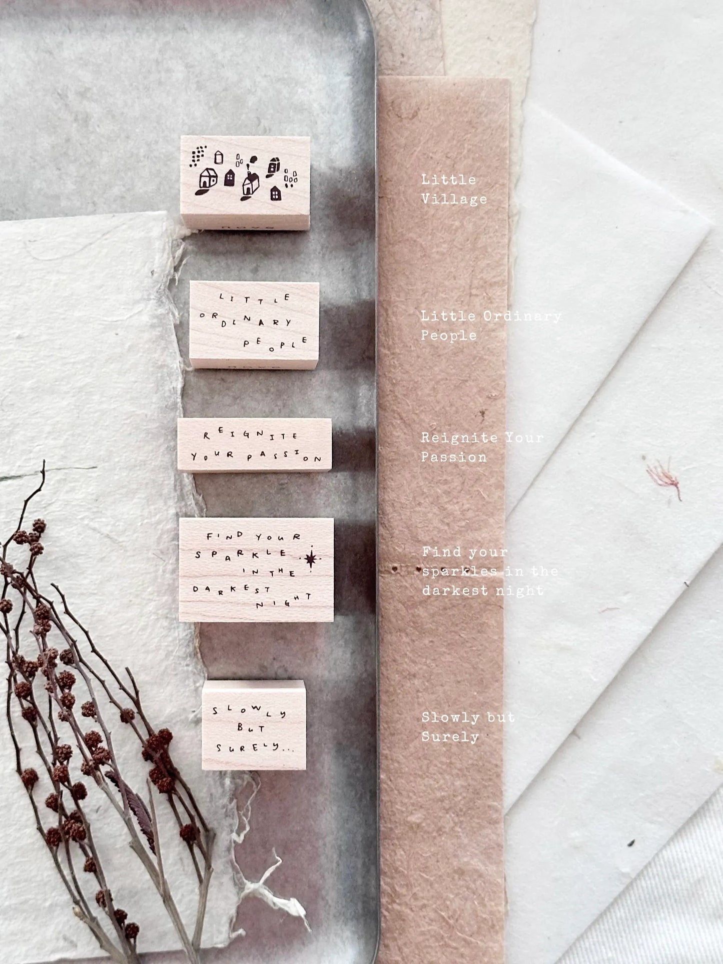 NEW! Nove Production - Little Ordinary People | Rubber Stamps