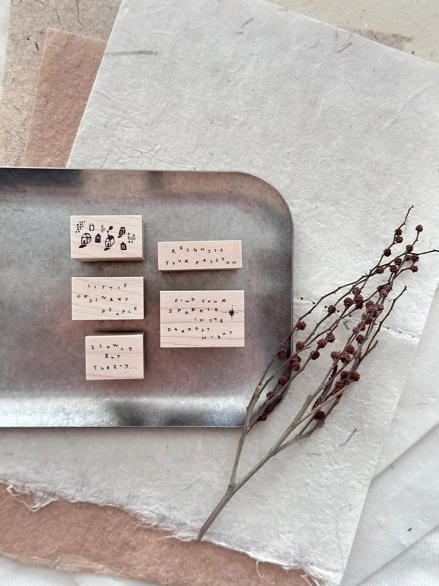 NEW! Nove Production - Little Ordinary People | Rubber Stamps