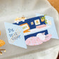 NEW! Idiot_sandwich X 63penhouse - Lazy Office Cat | Kiss-cut | 4cm PET Tape | Release Paper | 5M