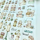 NEW! Miao Fu Studio - Vintage Sewing Bear | Kiss-cut | 4.5cm Tape | Release Paper | 5M