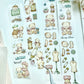 NEW! Miao Fu Studio - Vintage Sewing Bear | Kiss-cut | 4.5cm Tape | Release Paper | 5M