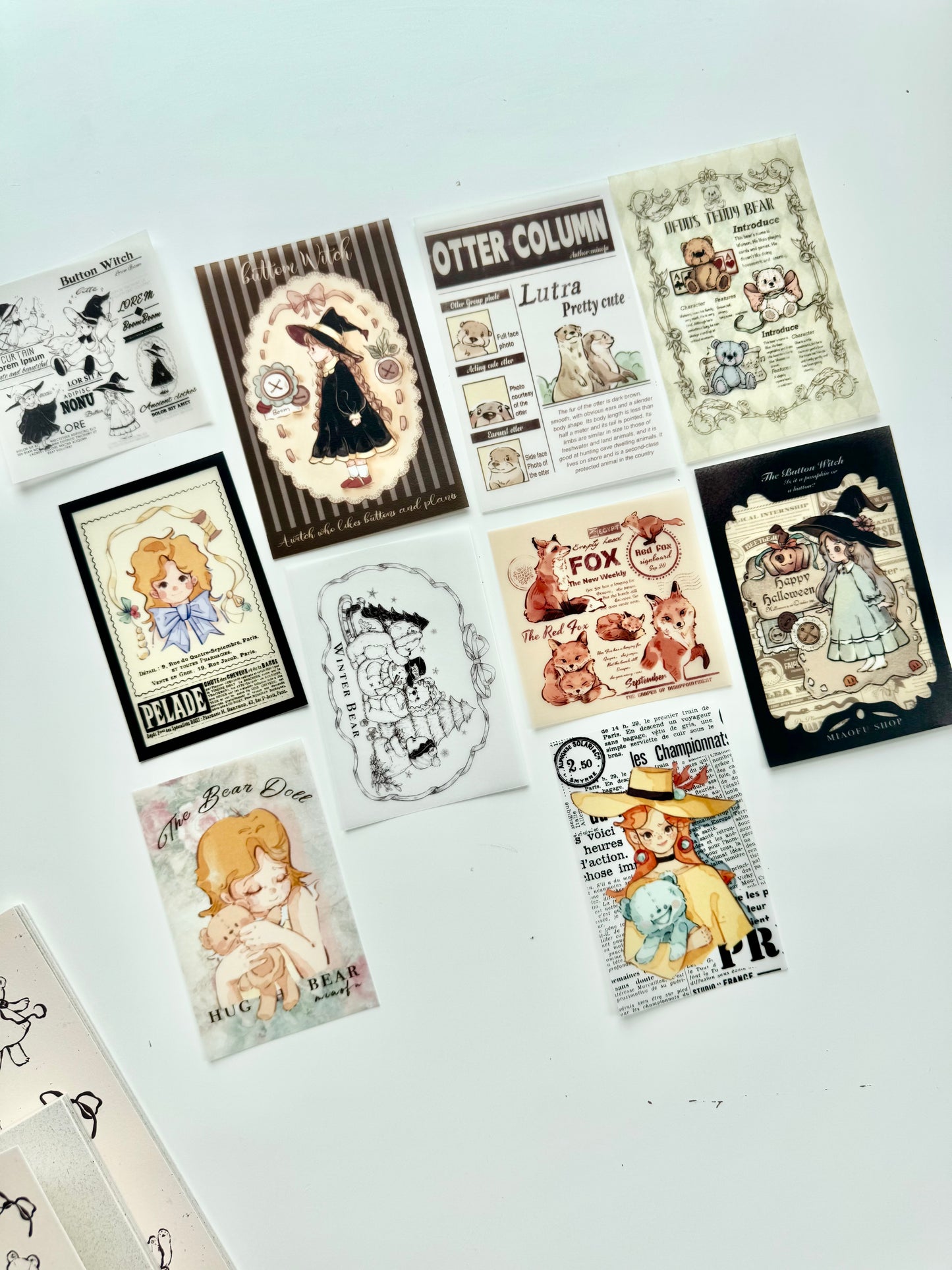 NEW! Miao Fu Studio - 10 Sheets Volume Paper | Ephemera Paper