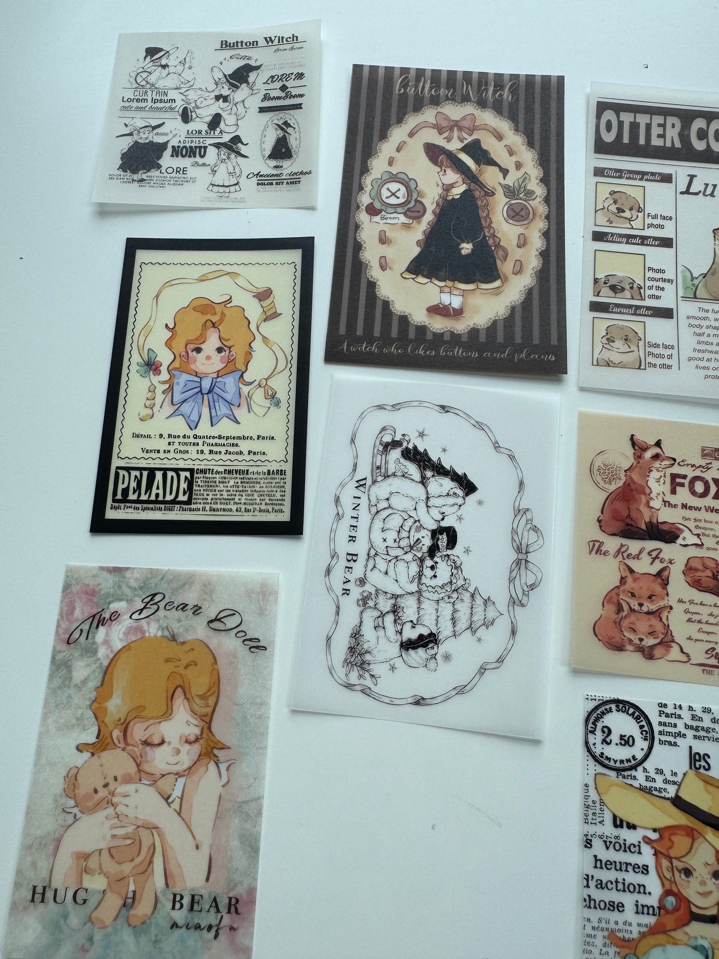 NEW! Miao Fu Studio - 10 Sheets Volume Paper | Ephemera Paper