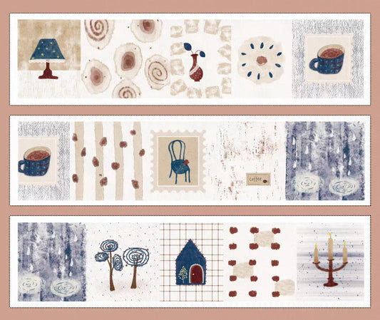 NEW! Yier Studio - Vintage | 4cm Washi Tape |  Release Paper | 3M