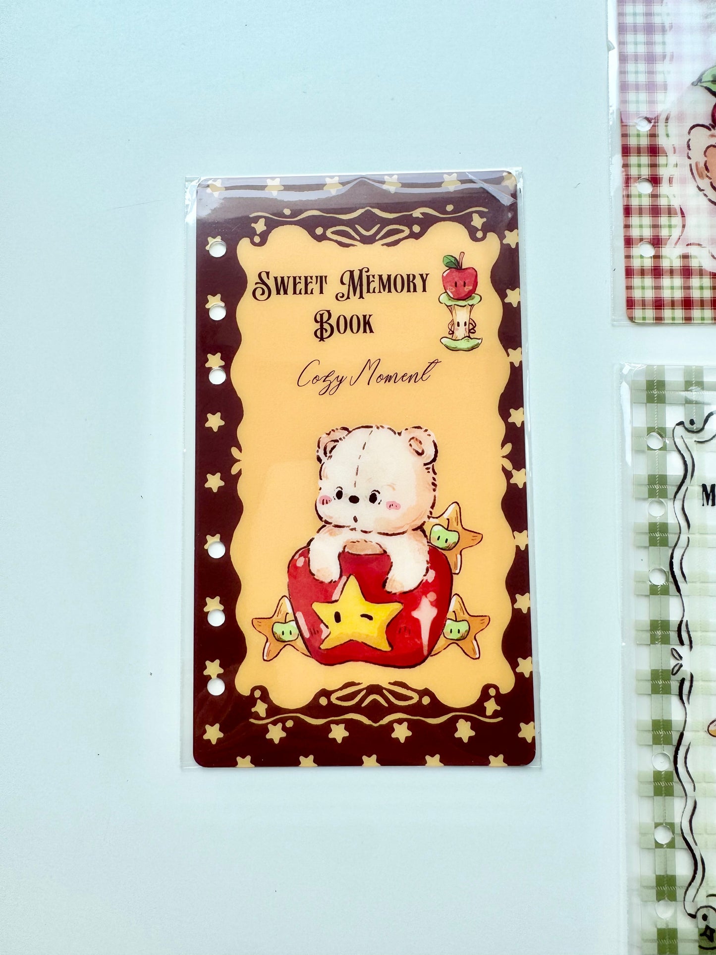 NEW! Miao Fu Studio - Vintage Bear | A6 Person | Notebook Divider Set | PVC | Pre-punched | Journal Accessories