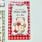 NEW! Miao Fu Studio - Vintage Bear | A6 Person | Notebook Divider Set | PVC | Pre-punched | Journal Accessories
