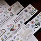 NEW! Yier Studio - Rabbit Flower Story | Kiss-cut | 3.5cm Tape |  Release Paper | 5M