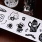 NEW! Yier Studio - Cat Café Daily Life | Kiss-cut | 4.5cm Tape |  Release Paper | 5M