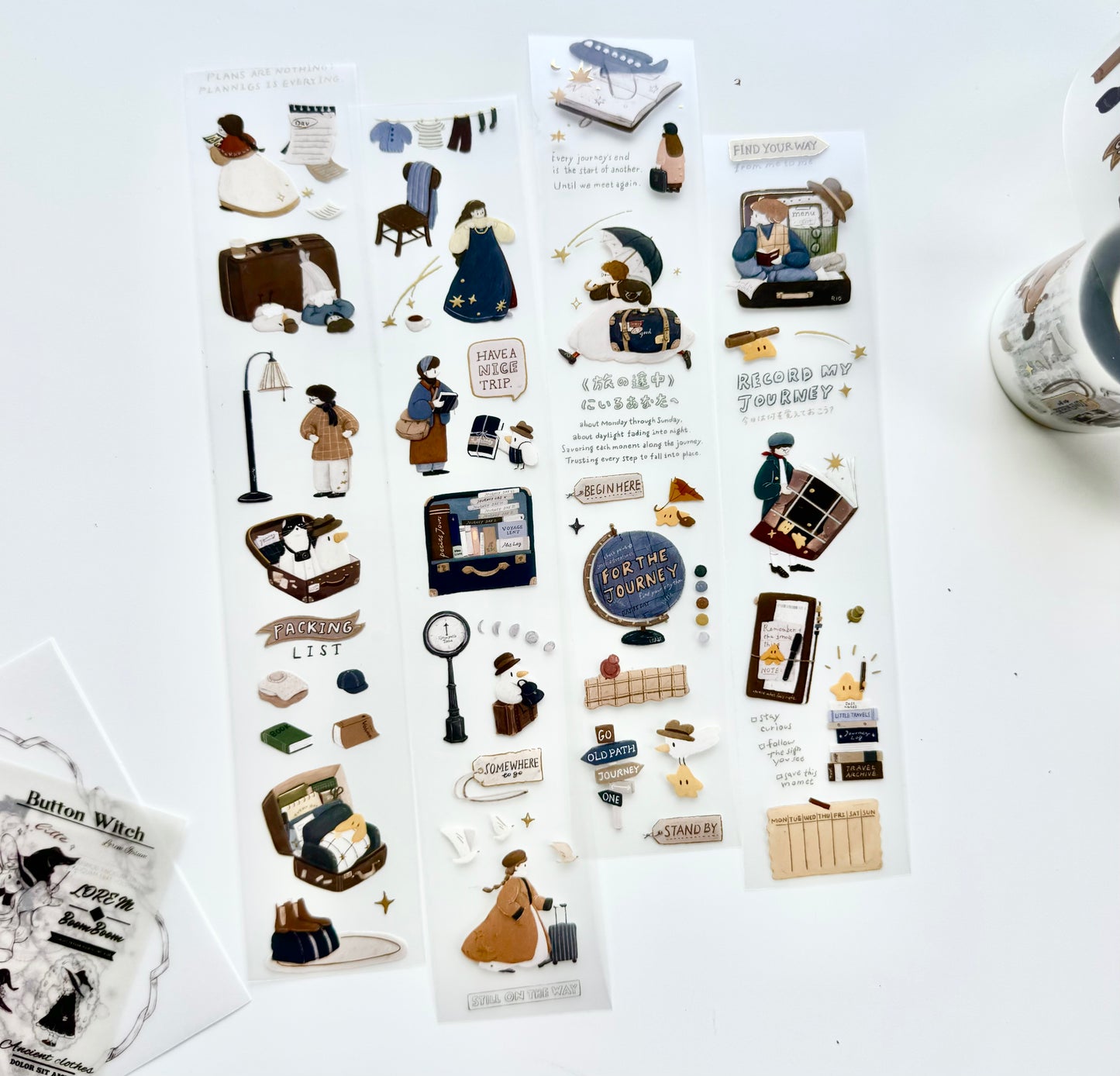 NEW! Yamadoro - For The Journey | Gold Foil | 4.5cm PET Tape |  Release Paper | 10M