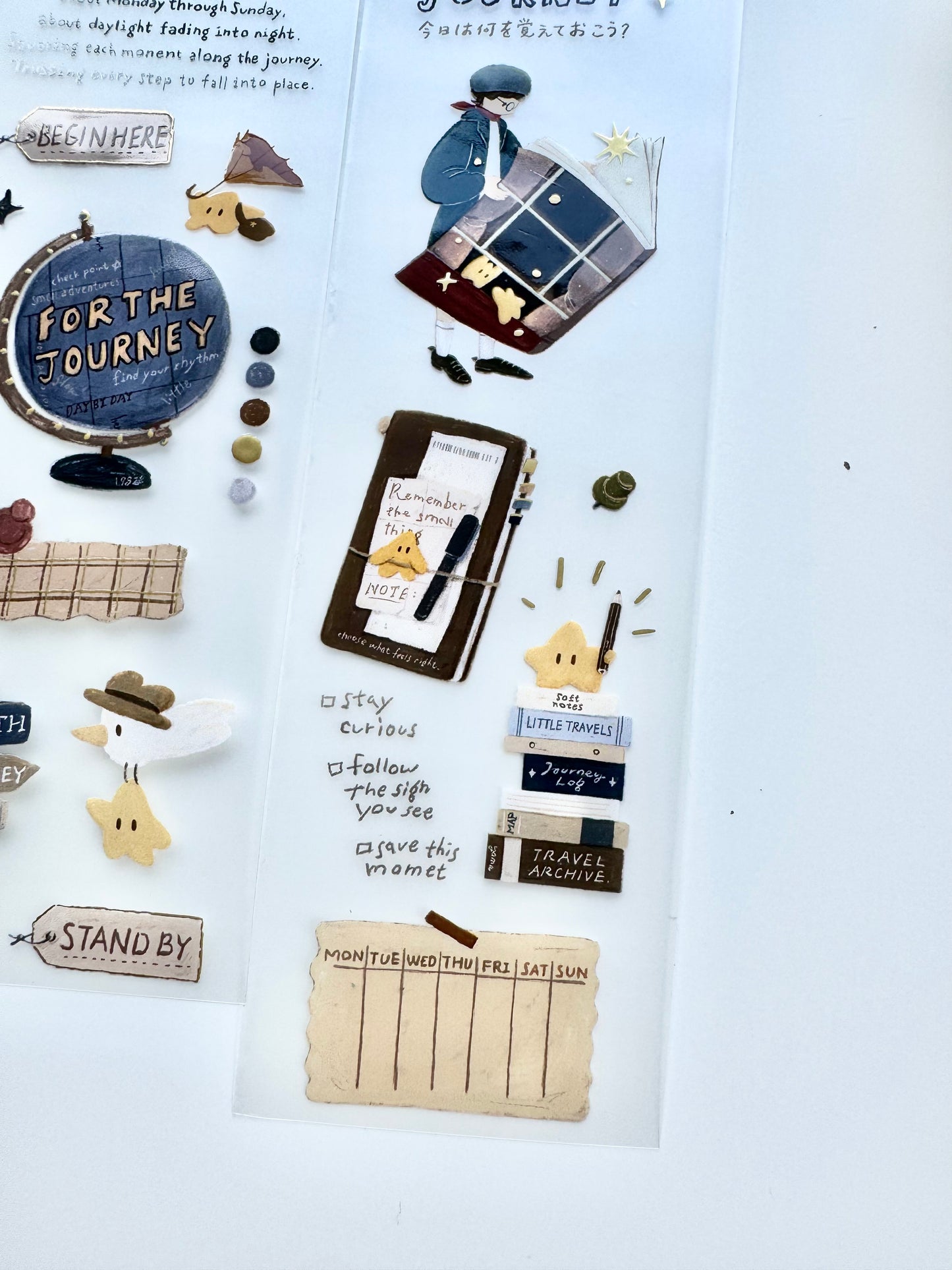 NEW! Yamadoro - For The Journey | Gold Foil | 4.5cm PET Tape |  Release Paper | 10M