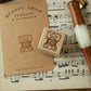 RESTOCK SOON!  Miao Fu Studio - Vintage Sewing Bear | 12pcs Stamp Set (ETA 07/07)