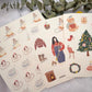 Wongyuanle - Holiday | Die Cut | 4 Sheets Sticker