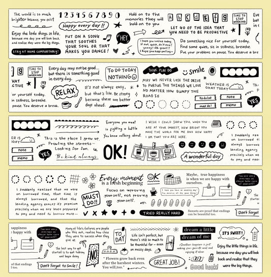 NEW! Yier Studio - Soft Whispers | Kiss-cut | 4.5cm PET Tape | Paper Tape | Release Paper | 5M