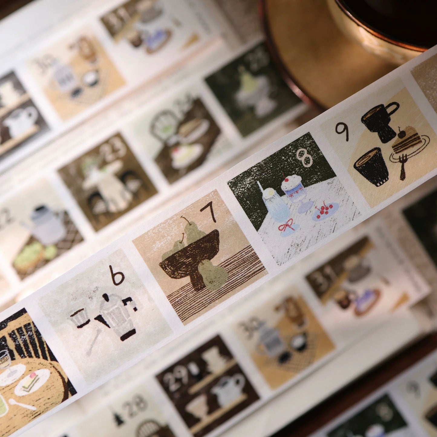 NEW! Yier Studio - Leisure Time | Kiss-cut | 4cm Tape | Release Paper | 6M